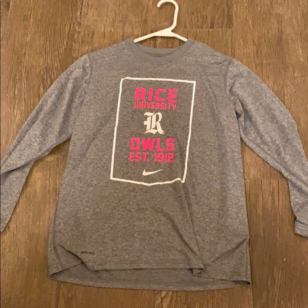 Nike Rice University Long Sleeve T-Shirt